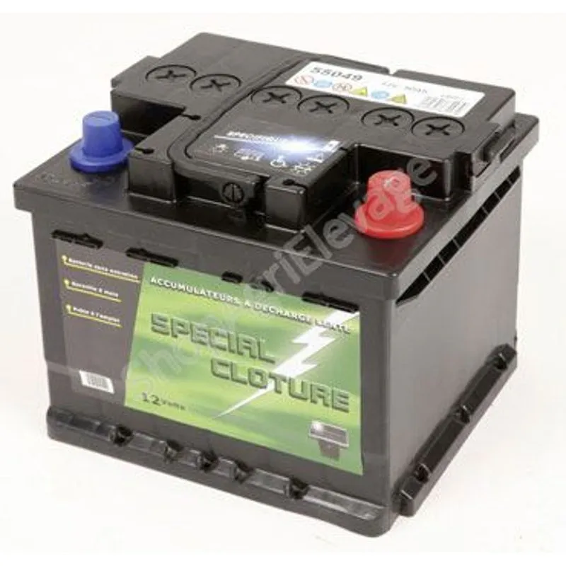 ACCU NCS 12 Accu Spécial clôture 12 volts 50 Ah   - Clôture - Bovins