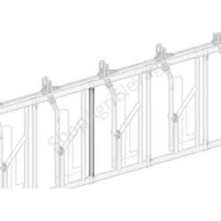 Accessoire pour bovins : barrette d.42mm seule