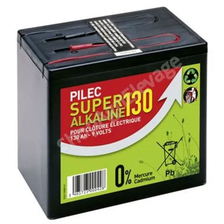 Pile alcaline pour poste de cloture - Clôture tout elevage