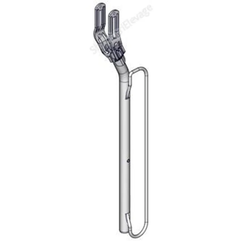 Accessoire pour bovins : bras mobile axial ii nu (tringle demi-lune 36mm)