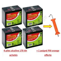 Pile alcaline pour poste de cloture - Clôture tout elevage