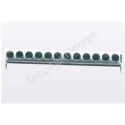MANGEOIRES POUSSIN à trou long. 30 cm - 16 trous - Alimentation - Volaille