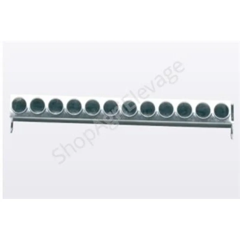 MANGEOIRES POUSSIN à trou long. 30 cm - 16 trous - Alimentation - Volaille
