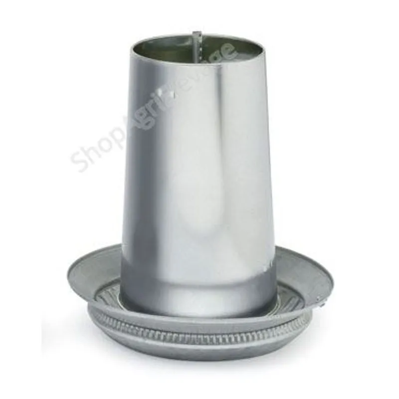 MANGEOIRE galva 40 kg pour palmipedes avec couvercle - Alimentation - Volaille