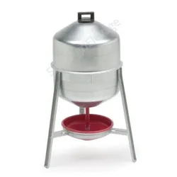ABREUVOIR GALVA sur pied 30 L - Abreuvement - Volaille