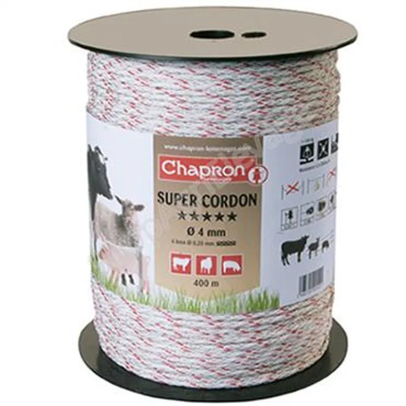 FIL SUPER CORDON Ø 4 - 6 inox 0.20 - Clôture - Bovins
