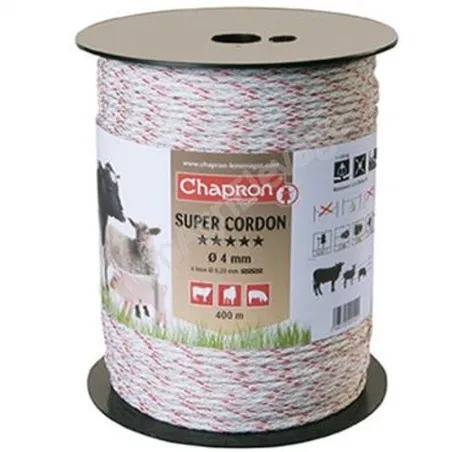 FIL SUPER CORDON Ø 4 - 6 inox 0.20 - Clôture - Bovins