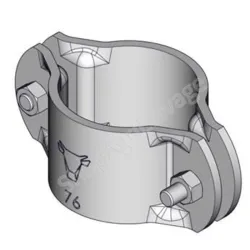 Bride ronde d.76mm complete fixation haute cornadis ovin - Accessoire - Ovin / Caprin