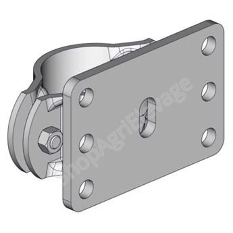 Bride ronde d.76mm complete fixation muret ovin - Barriere - Ovin / Caprin