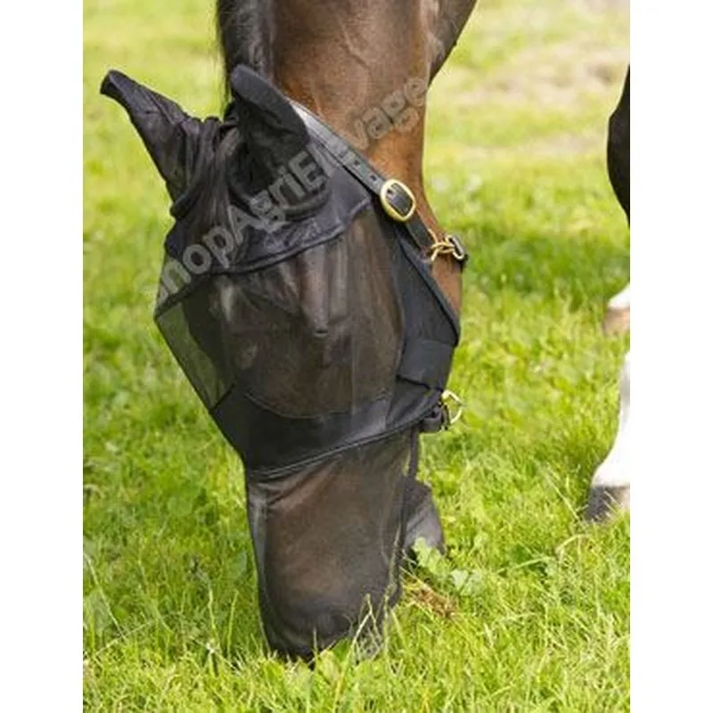 Masque anti-mouches en filet fin EKKIA - Equipements pour les chevaux
