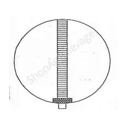 Le réseau de ventilation adaptable pour cellule existante, vue de face et de la marque MSE.