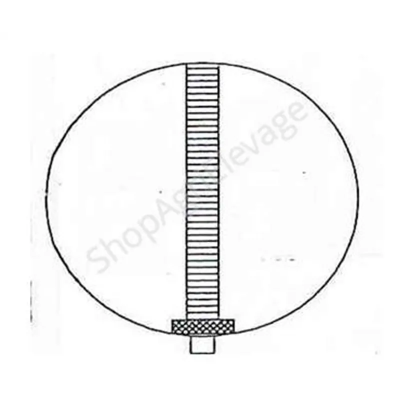 Le réseau de ventilation adaptable pour cellule existante, vue de face et de la marque MSE.