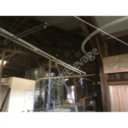 Descente pour vis souple diam 55 ou 75 : Vis souple pour Transport d aliment