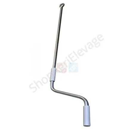 Manivelle pour ouverture  : Vis souple pour Transport d aliment