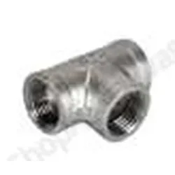 Raccord TE égal femelle 90° ½", ¾" ou 1" en Inox - Abreuvement