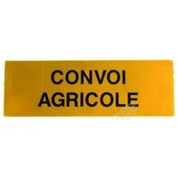 Panneau CONVOI AGRICOLE aluminium