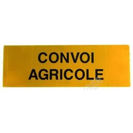 Panneau CONVOI AGRICOLE aluminium
