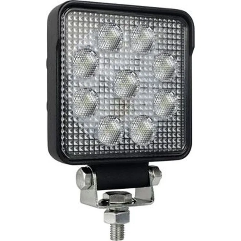 Phare à led carré 15 W 60° : éclairage pour tracteur