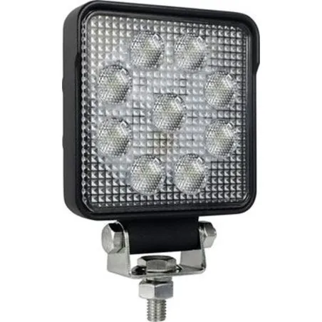 Phare à led carré 15 W 60°  : éclairage  pour tracteur