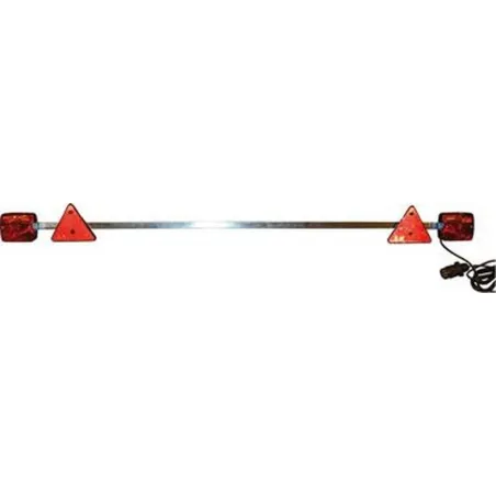Rampe de signalisation tube galva télescopique 1,00 à 1,60 m – câble 7,50 m