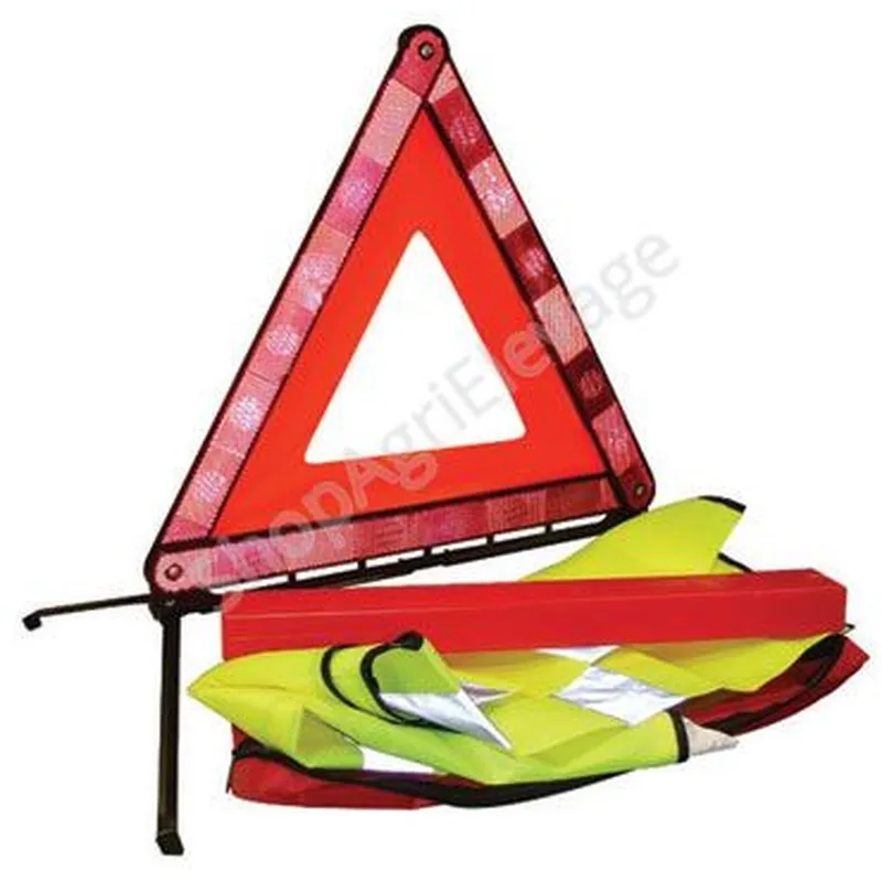 Kit triangle + gilet de signalisation