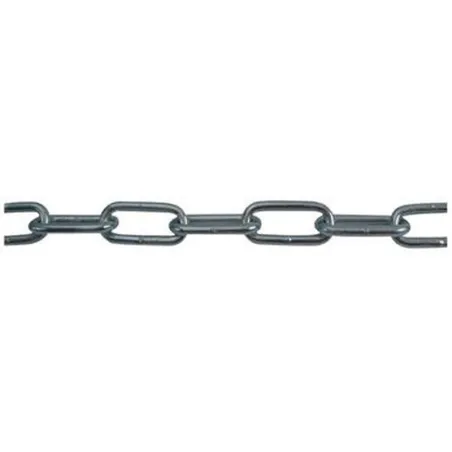 Chaîne droite à maillon acier zingué