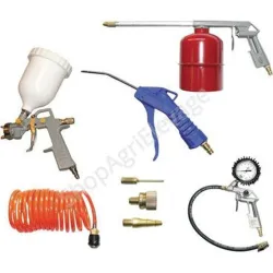 Kit accessoires pneumatiques 8 pièces pour compresseur