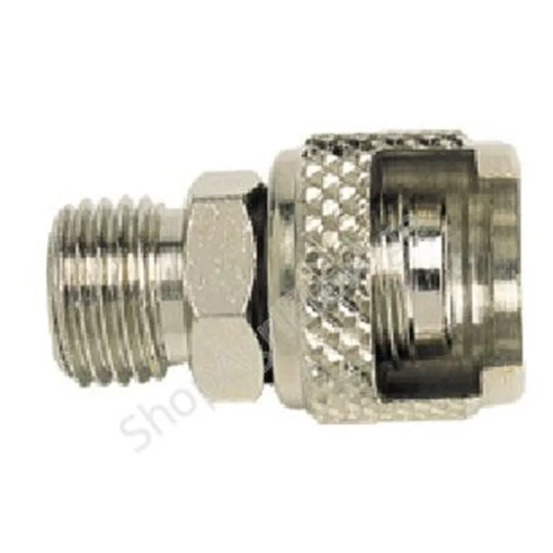 Raccord mâle semi-rapide pour compresseur