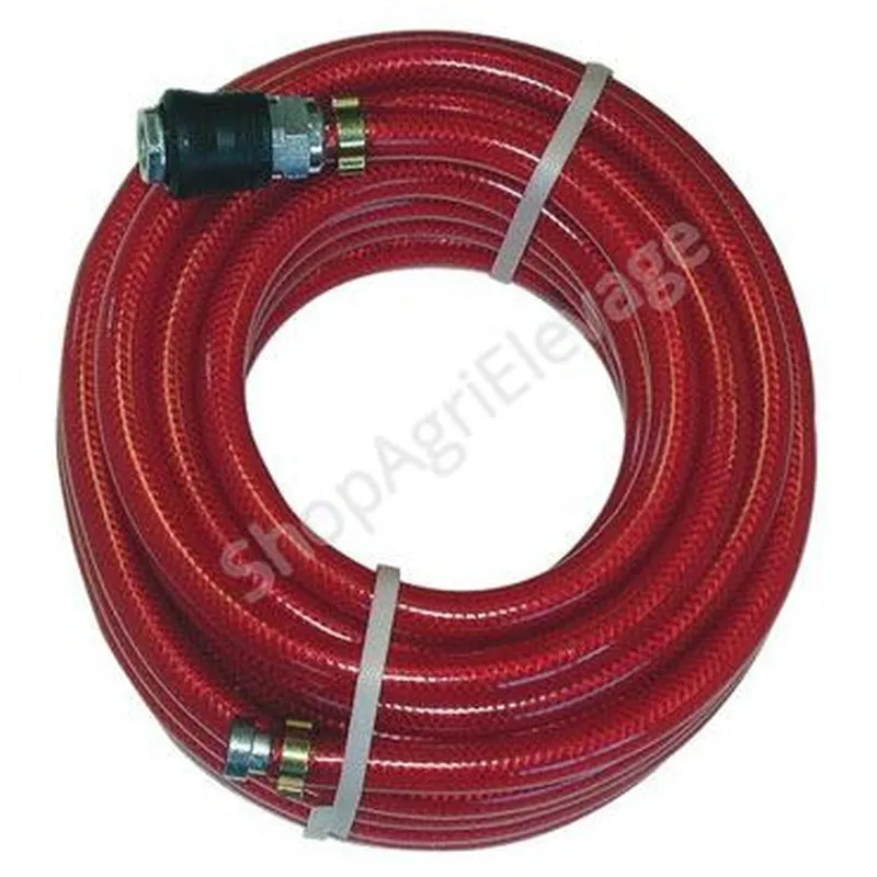Tuyau à air PVC avec raccords rapides pour  compresseur