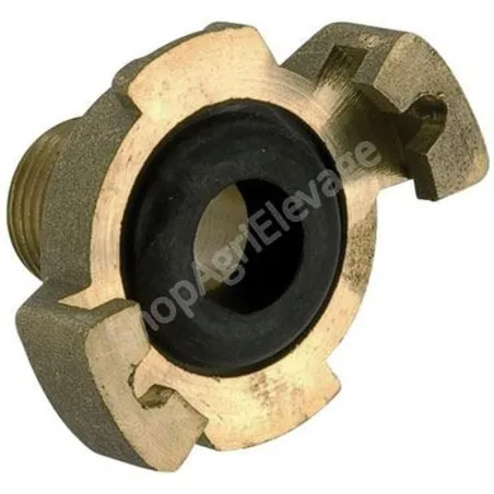 Raccord pompier laiton  fileté mâle PN10 3/4 " pour  compresseur