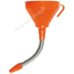 Entonnoir plastique avec bec flexible - Lurification