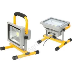 Projecteur LED 20 W portable sur batterie rechargeable pour les équipements et matériels de éclairage