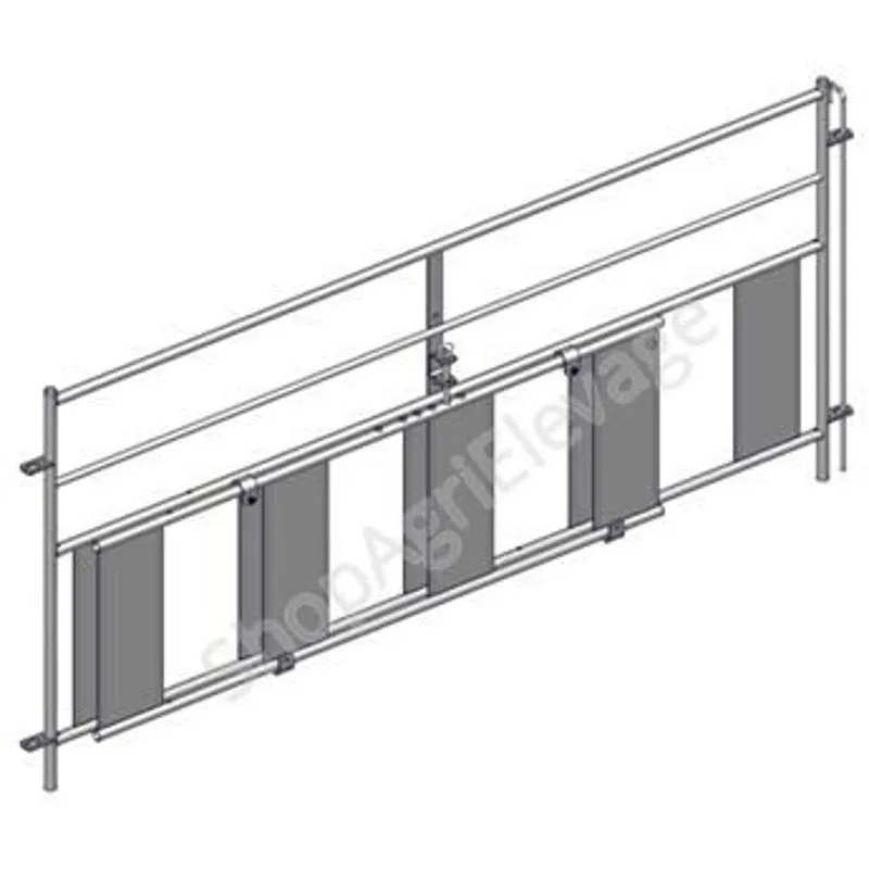 Claie ovin 7 lisses h.1m l.2m passage d’agneau avec broche - Barriere - Ovin / Caprin