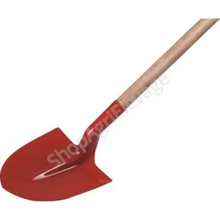 Pelle ronde col de cygne 29 cm avec manche bois 120 cm