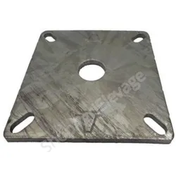 Accessoire pour bovins : contre platine seule 200x200x8mm