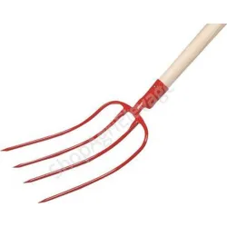 Fourche à fumier dents 33 cm avec manche bois