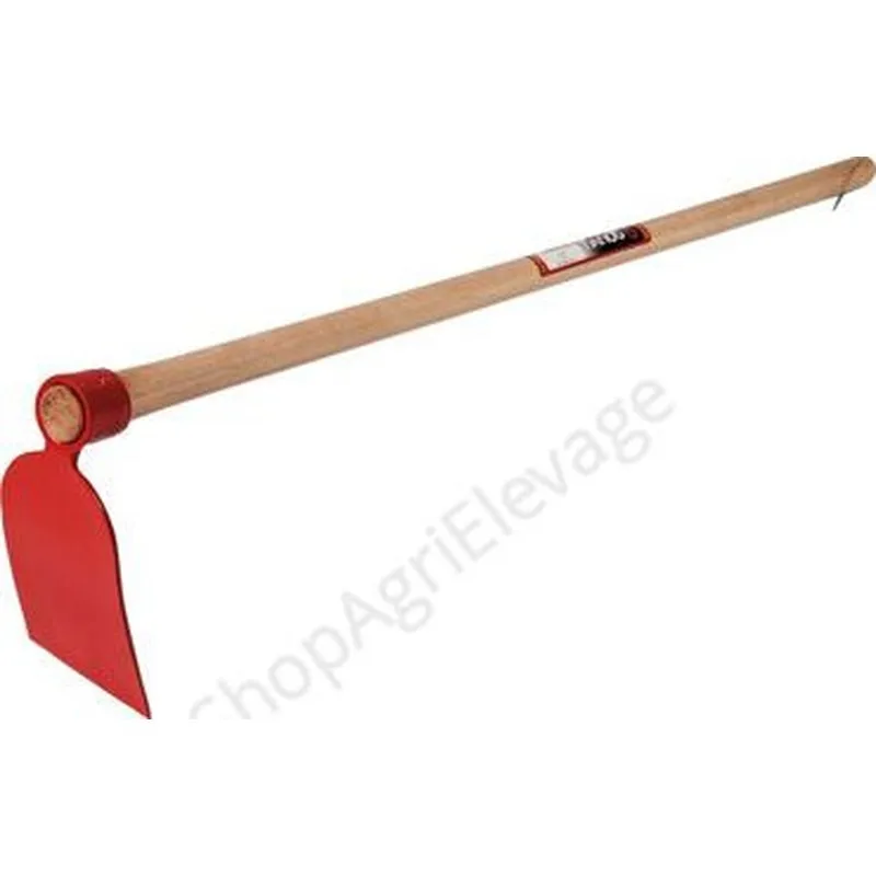 Houe ronde 14 cm avec manche bois 110 cm