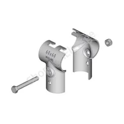 Accessoire pour bovins : coquille 60x60mm pour cornadis taureau