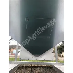 Container galvanisé avec toit 2m³ - Stockage des grains - céréales