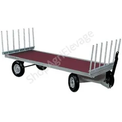 Chariot à fourrage 4 roues (Échelon en option) - La Gée