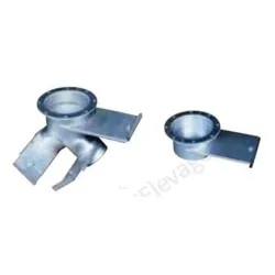 Trappe de vidange inox Ø 200 mm pour silo 4 pieds monobloc La Gée
