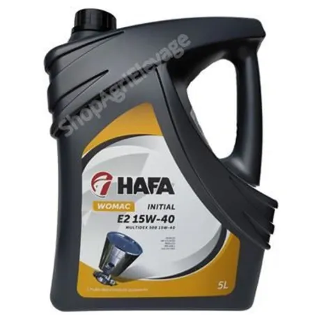 Huile moteur WOMAC INITIAL E2 15W-40 - HAFA Lubrifiant