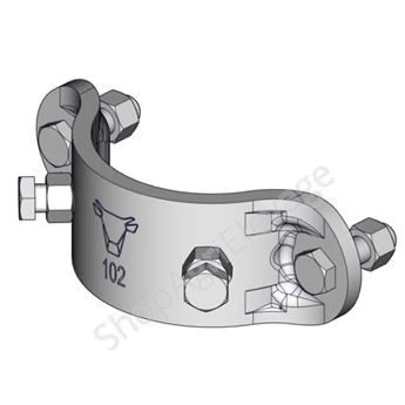 Accessoire pour bovins : demi bride ronde anti rotation