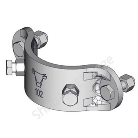Accessoire pour bovins : demi bride ronde anti rotation