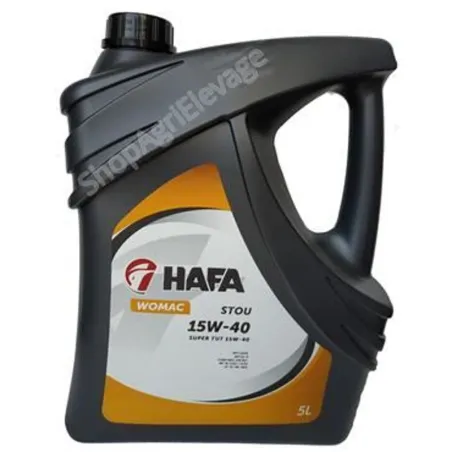 Huile multifonction WOMAC Stou 15W-40 - HAFA Lubrifiant
