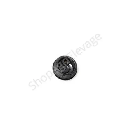 Embout à ailette rond Ø22 mm noir La Buvette