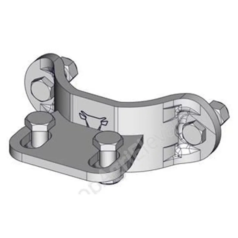 Demi bride trefle d.102mm fixation cornadis - Accessoire - Bovins