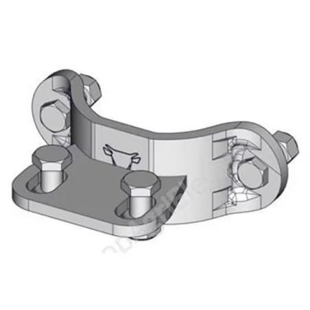 Demi bride trefle d.102mm fixation cornadis - Accessoire - Bovins