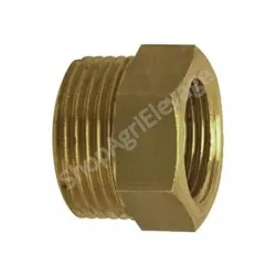 Mamelon réduit laiton mâle 1" - femelle 1"1/4