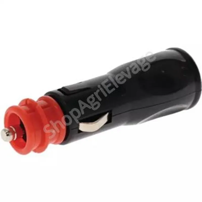 prise allume cigare 2 poles 12V  : éclairage  pour tracteur